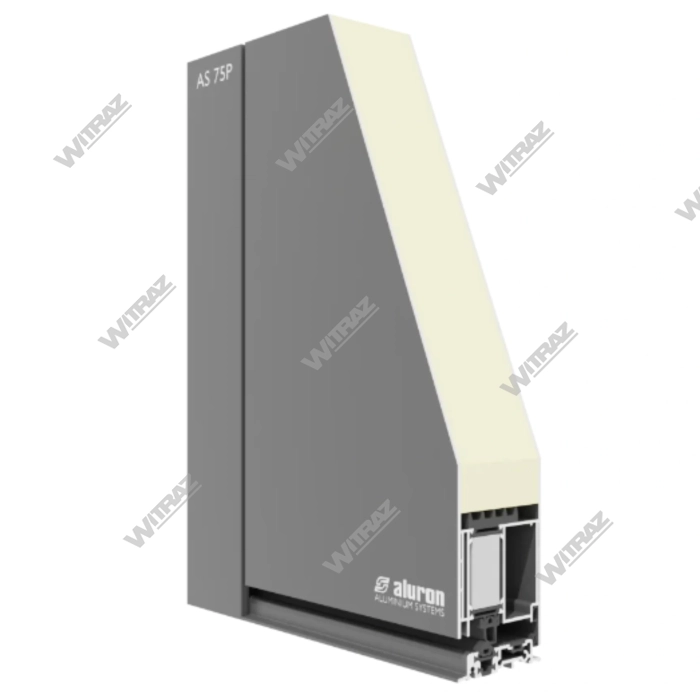 ALUMIINIUMIST SISSEPÄÄSUUKSED - ALURON AS 75P panel doors