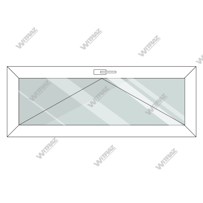 PVC Aknad Laost - 1-osaline PVC aken, avaneb ventilatsiooniks, ülemine käepide