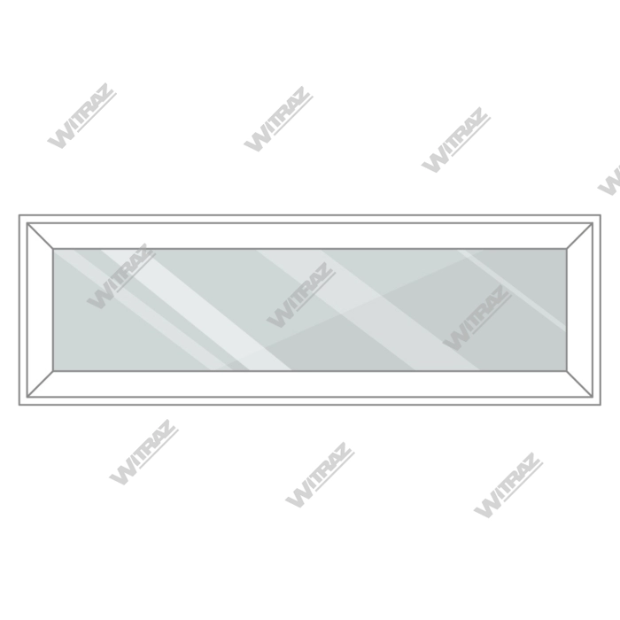 uPVC shop-windows in stock - uPVC horizontal shop-windows (glass)