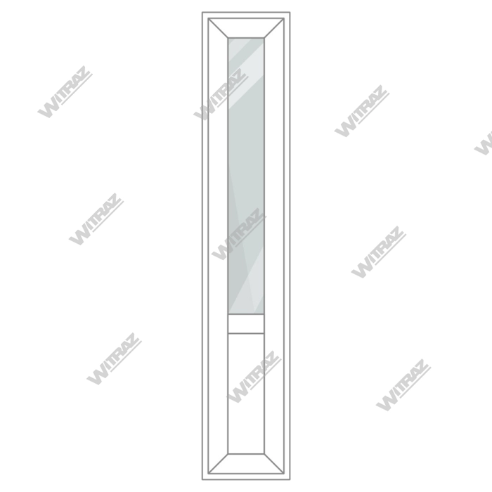 Готовые ПВХ витрины - ПВХ вертикальные витрины (стекло + ПВХ)