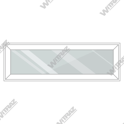  Готовые ПВХ витрины - ПВХ горизонтальные витрины (стекло)