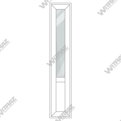  Готовые ПВХ витрины - ПВХ вертикальные витрины (стекло + ПВХ)